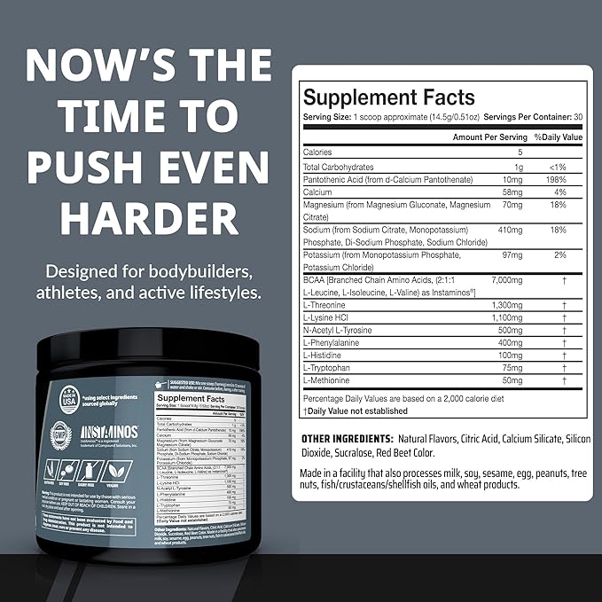 Granite Essential Amino Acids Powder for Muscle Recovery and Growth with 10g EAAs and 7g BCAAs