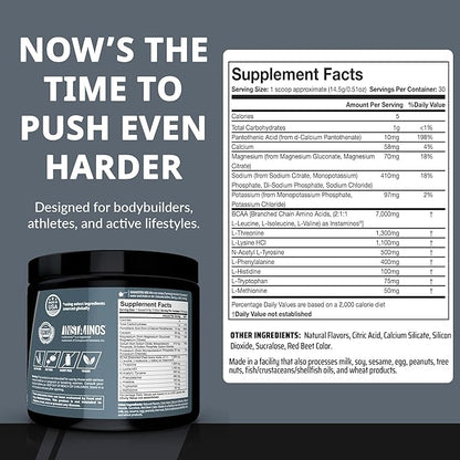 Granite Essential Amino Acids Powder for Muscle Recovery and Growth with 10g EAAs and 7g BCAAs