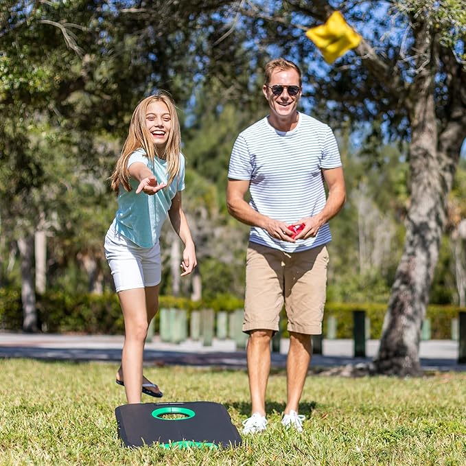 EastPoint Sports Go! Gater Cornhole – Light-Up and Travel Versions – Easy Storage & Light-Weight