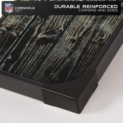 Wild Sports NFL 2' x 3' MDF Deluxe Cornhole Set - with Corners and Aprons