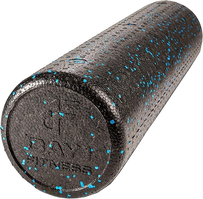 High-Density Round Foam Rollers - 4 Size and 8 Color Options - Massage Rollers for Stretching, Deep