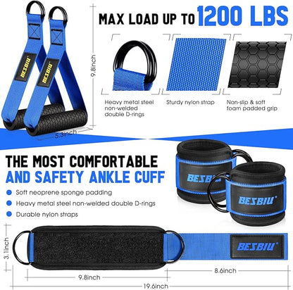 Heavy Resistance Bands for Working Out, 300lbs/360lb/420lb Exercise Bands Workout Bands with