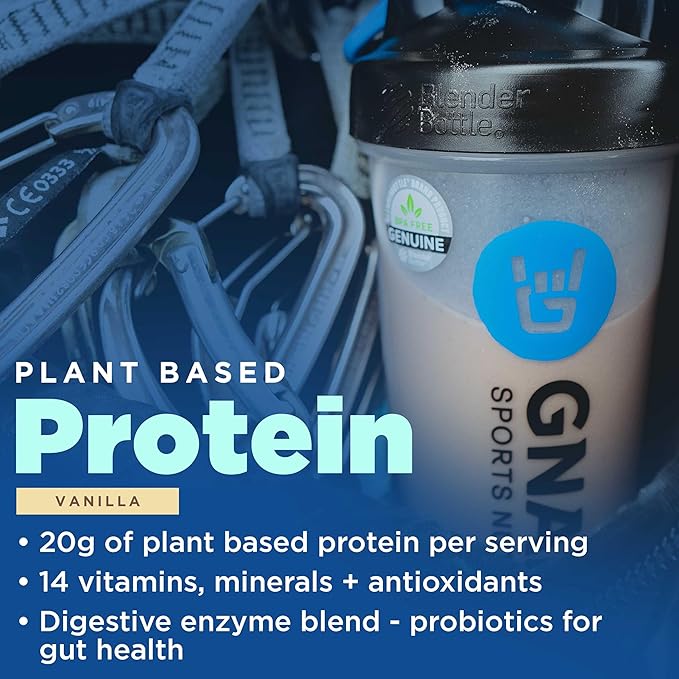 Gnarly Nutrition Vegan Plant Protein ??Vanilla Vegan Protein Powder, NSF Sport Certified ??Meal