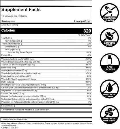 FIRST ENDURANCE Ultragen Workout Recovery Drink Powder, Protein Mix, Boosts Energy, Accelerates