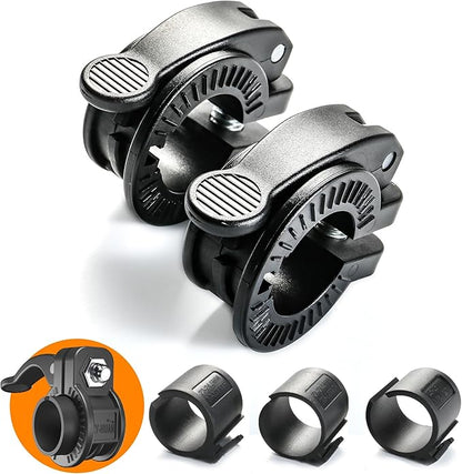 Narrow Barbell Clips 2.5cm Width for Olympic Bars, 0.9-1.18inch Adjustable Weight Clamps, Quick