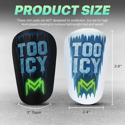 MiniGuards - Mini Shin Guards for Soccer Players - Tiny Shin Pads for Men, Women, Teens - Miniature