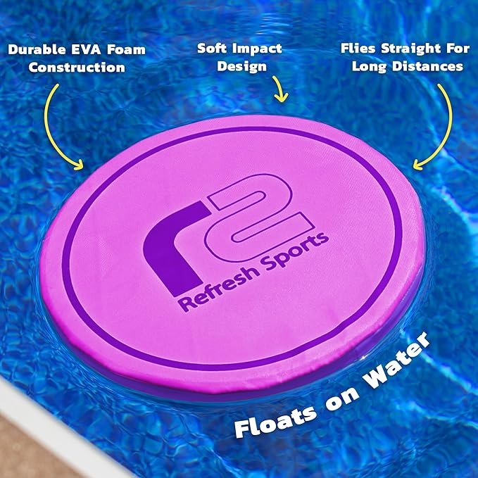 Soft Flying Disc for Kids - Best Girl Toys Age 4 & Up - Engaging Toy for 7 Year Old Girl Birthday