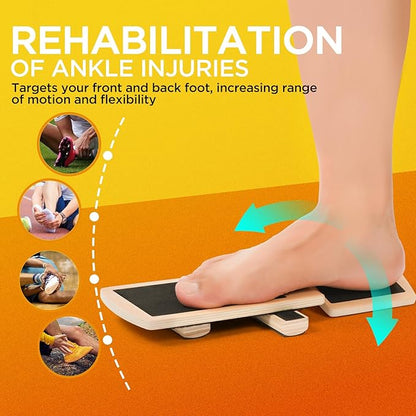 Ankle Balance Board Foot Strengthener Trainer for Sprained Ankle, Stability Exercises, Physical