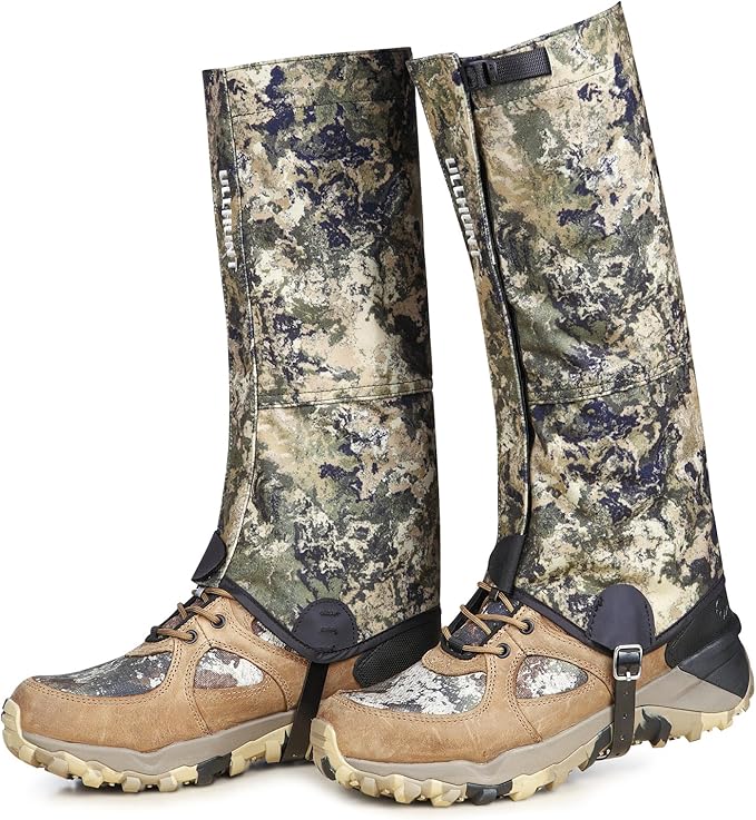 QOGIR Hunting Gaiters Boot Gaiters, Durable Leg Gaiters for Hunting, Waterproof Hiking Gaiters