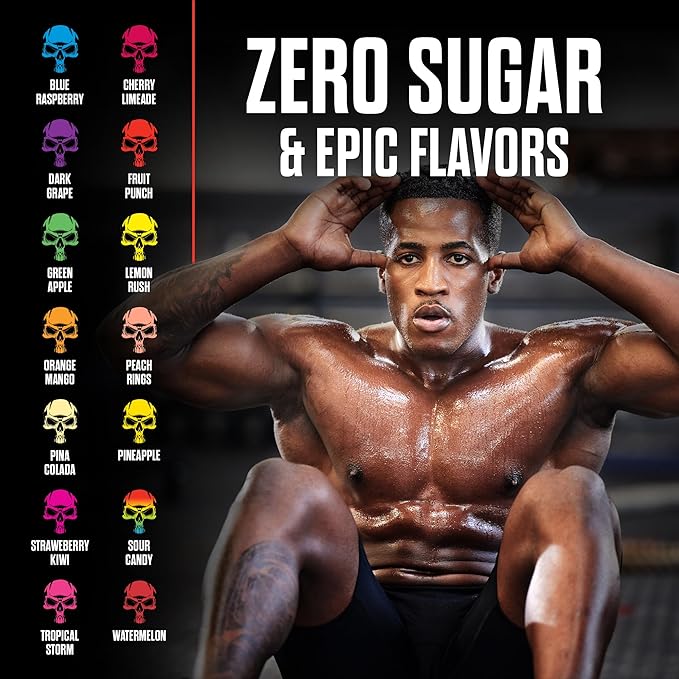 JNX SPORTS The Curse! Pre Workout Powder for Men & Women, Caffeine, Beta-Alanine, Creatine