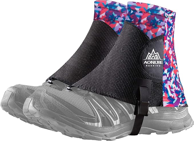 Azarxis Trail Gaiters Low Ankle Gators Shoes Boots Cover Breathable & Sand Protection for Men Women