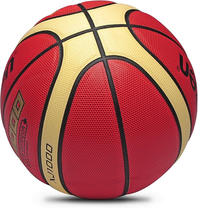 Training Soft Touch Rubber and Faux Leather Fighting Basketball, High Bounce Indoor Outdoor