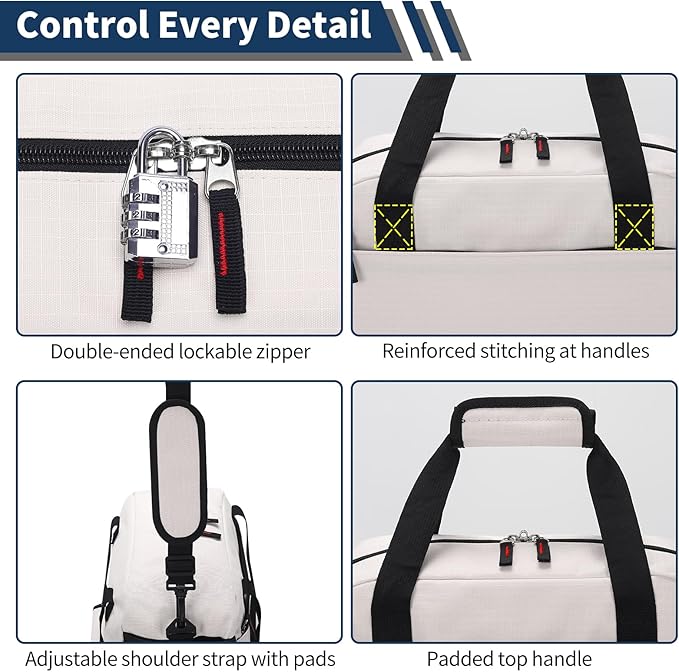 Small Gym Bag with Wet Pocket - 14 inch Mini Duffle Bag for Men & Women Lightweight Carry On Bag