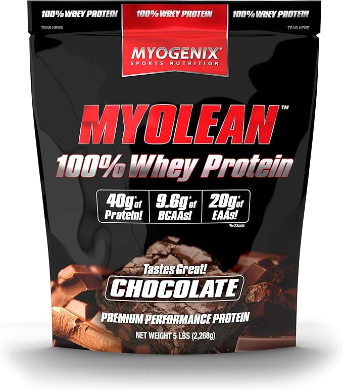 Myogenix Myolean ??100% Whey Protein Powder ??40g Protein per Serving ??Low Carb ??Ideal for