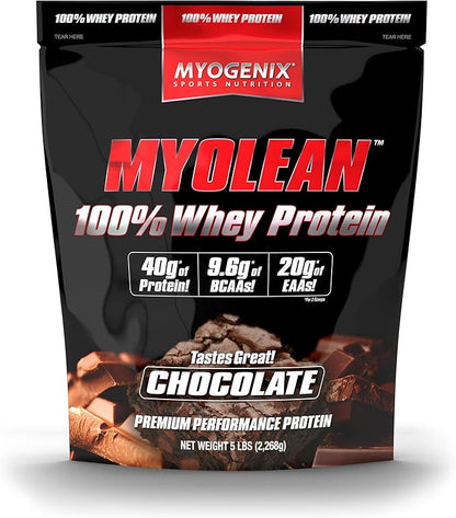Myogenix Myolean ??100% Whey Protein Powder ??40g Protein per Serving ??Low Carb ??Ideal for