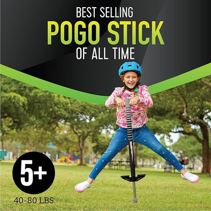 Flybar Foam Maverick Pogo Stick for Kids Ages 5+, Weights 40 to 80 Pounds by The Original Pogo