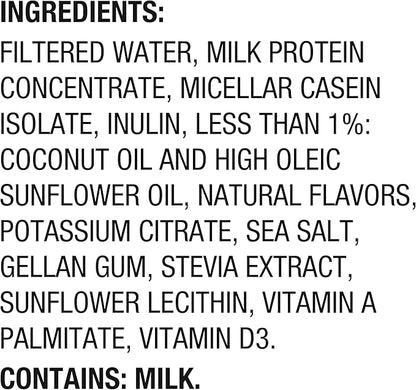 Oikos Protein Shake, Vanilla, 30g High Protein Drinks, Shelf Stable, Ready to Drink, 5g Prebiotic