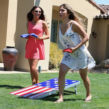 GoSports 4 x 2 ft Aluminum Cornhole Game Sets – Choose LED Lights or Standard - Set Includes 2