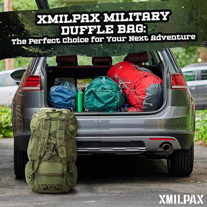 100L Large Military Duffle Bag Deployment Duffel Bag Sports Equipment Travel Luggage Bag with