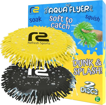 Water Spraying Flying Disc – Ultimate Pool Toy for Kids, Tweens & Teens! Soft & Safe for Splashy