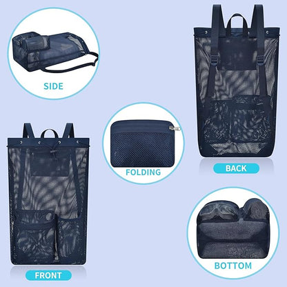 Mildbeer Large Drawstring Backpack for Men Women Athletic Gym Sports Workout Beach Swimming