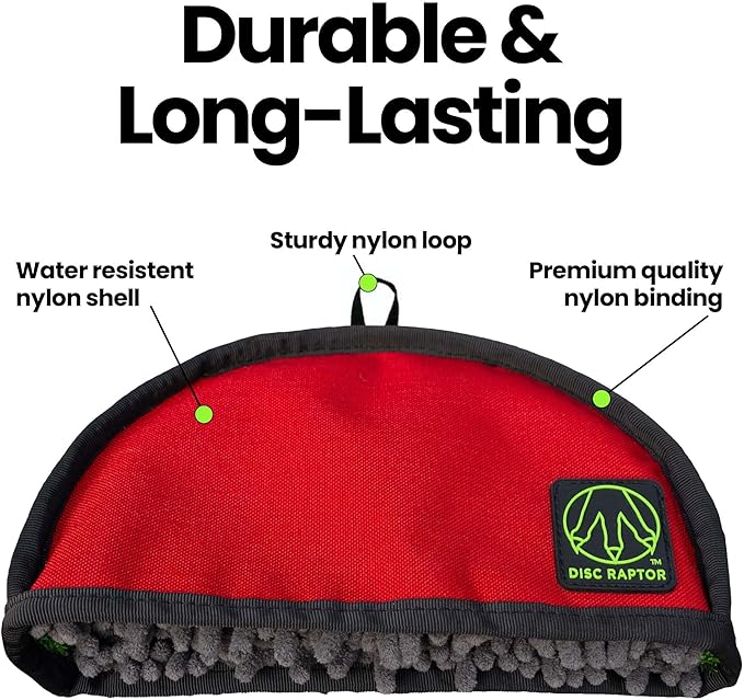 The Original Disc Golf Cleaning Tool with Microfiber & Turf | Flying Disc Golf Towel Accessories &