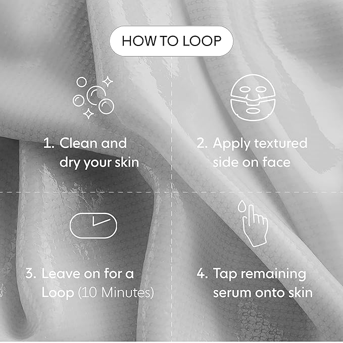 LOOPS DREAM SLEEP - Nighttime Slugging Hydrogel Facial Mask w/Natural Oils, Vitamins, Antioxidants