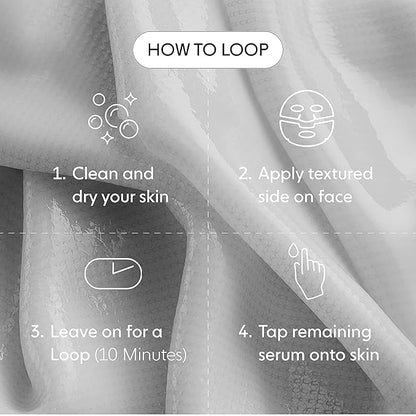 LOOPS DREAM SLEEP - Nighttime Slugging Hydrogel Facial Mask w/Natural Oils, Vitamins, Antioxidants
