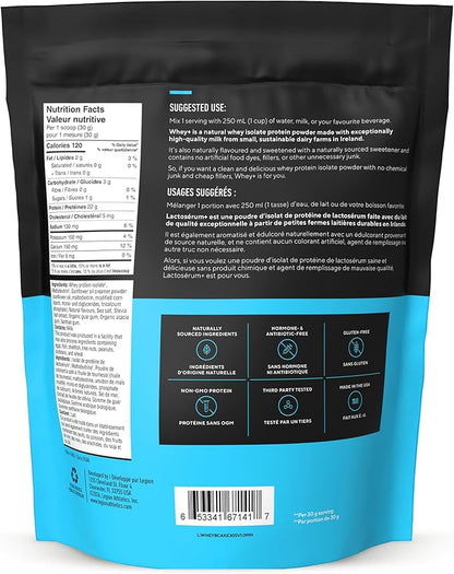 LEGION Whey+ Protein Whey Isolate from Grass Fed Cows - Whey Protein Isolate Powder Low Calorie
