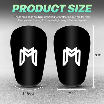 MiniGuards - Mini Shin Guards for Soccer Players - Tiny Shin Pads for Men, Women, Teens - Miniature