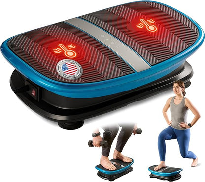Lifepro Voice-Controlled Linear Vibration Plate ??Whole Body Curved Vibrating Platform with Heat