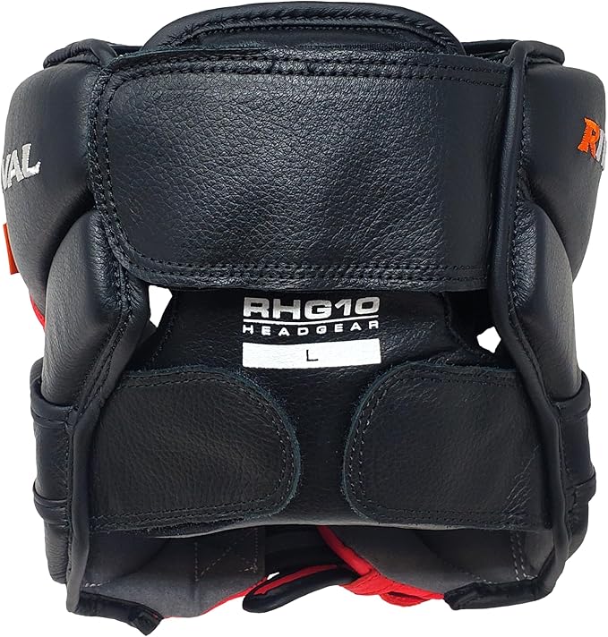 RIVAL Boxing RHG10 Intelli-Shock Headgear, D3O Front and Side Padding, Hook and Loop Back