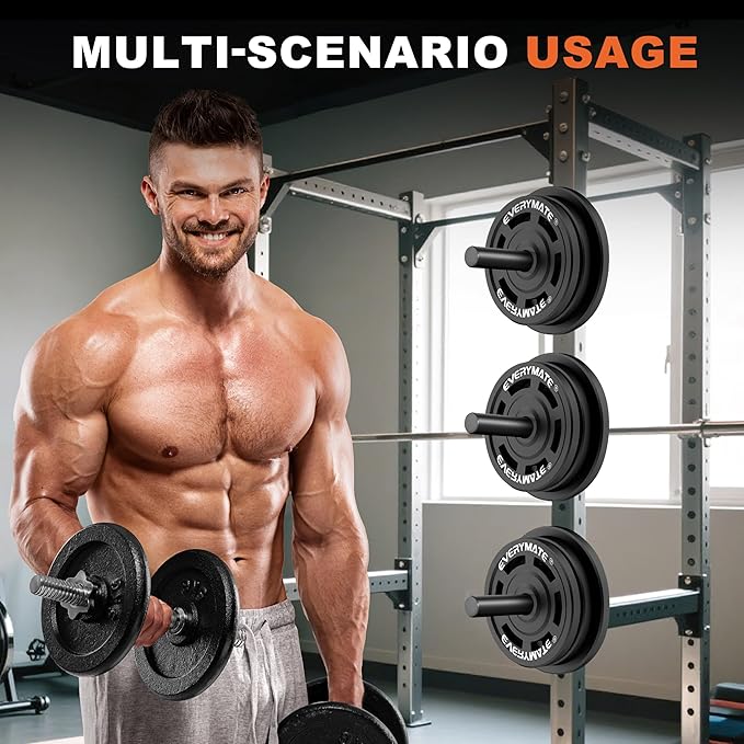 Weight Plate Holder, Weight Plate Storage Rack, Fitness Squat Rack Attachments, For Power Rack