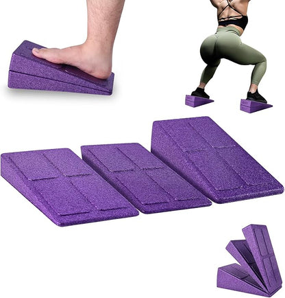 Slant Board Squat Wedge for Calf Stretchingï¼? Pcs 12" x 6.3" Foot Stretcher Balance Board for