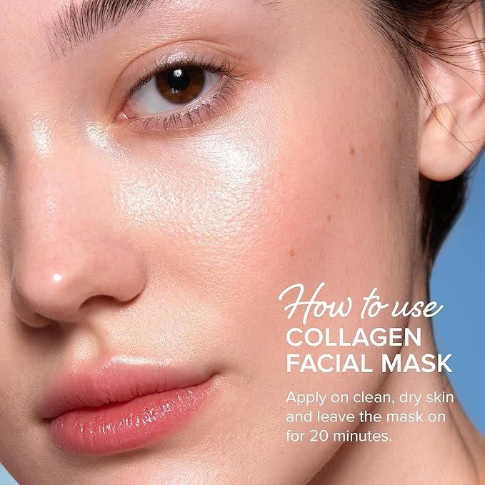 MAREE Collagen Facial Mask with Hyaluronic Acid ??Sheet Face Mask Skincare ??Centella Asiatica