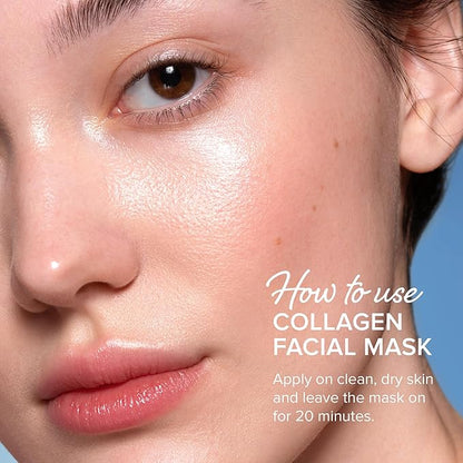 MAREE Collagen Facial Mask with Hyaluronic Acid ??Sheet Face Mask Skincare ??Centella Asiatica