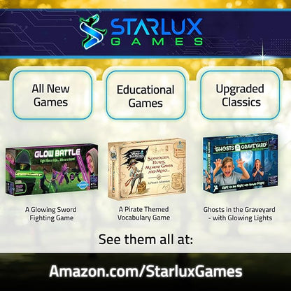 Glow in The Dark Capture The Flag - Starter Set | Ages 8+ | Outdoor Games for Kids 8-12+ | Glow in