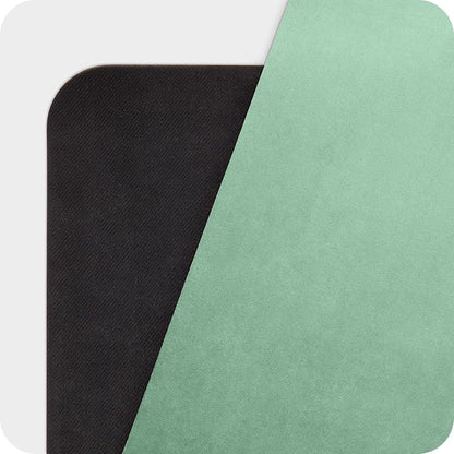 4mm Cushioned Exercise Mat for Yoga & Pilates - Anti Slip, Polyurethane with Suede Top & Carrying