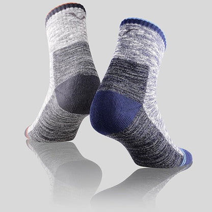 FEIDEER Men's Hiking Walking Socks, Multi-Pack Wicking Cushioned Outdoor Recreation Hiking Socks