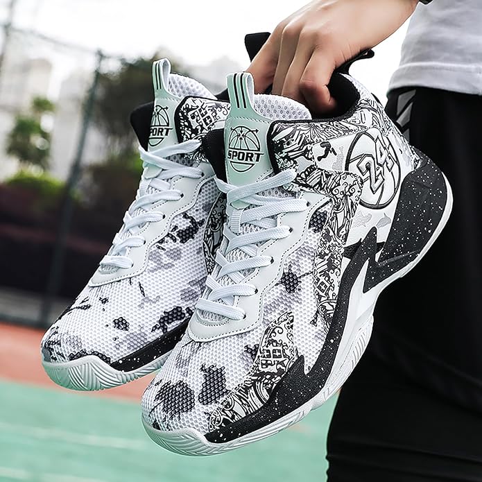 Boys Basketball Shoes Breathable Indoor Athletic Shoes Youth Outdoor Fashion Sneakers Comfortable