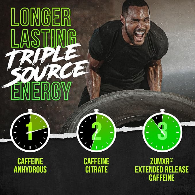 ALPHA LION Superhuman Extreme High Stim Pre Workout Powder, Beta Alanine, L-Taurine & 356mg
