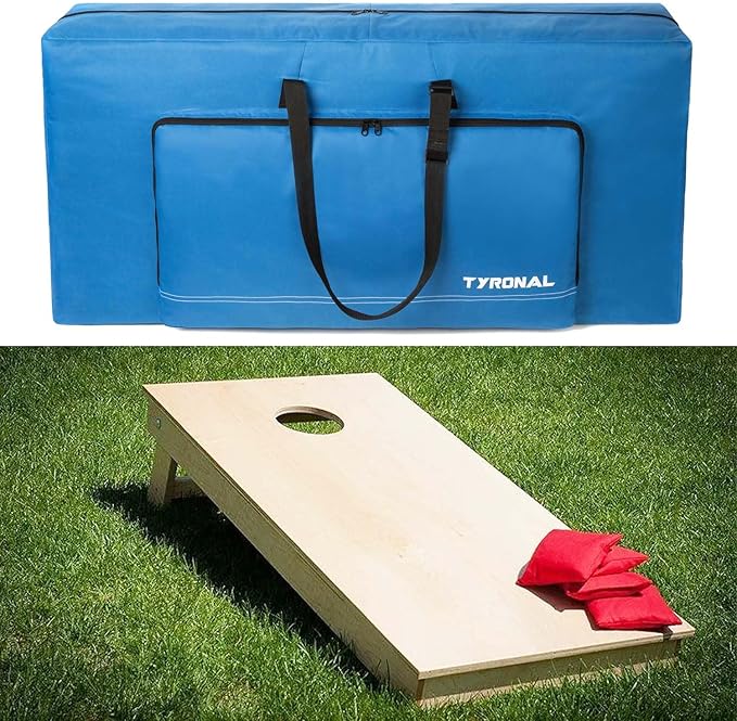 Cornhole Carrying Case Fits 4' x 2' Regulation Size Board, Cornhole Carrying Bag with Protective