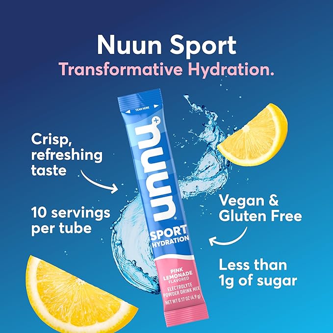 Nuun Sport Electrolyte Powder Packets with Magnesium, Calcium, Potassium, Chloride, and Sodium