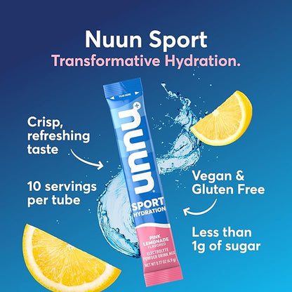 Nuun Sport Electrolyte Powder Packets with Magnesium, Calcium, Potassium, Chloride, and Sodium
