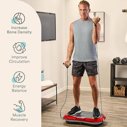 Lifepro Waver Vibration Plate Exercise Machine for Lymphatic Drainage, Muscle Activation, Full-Body