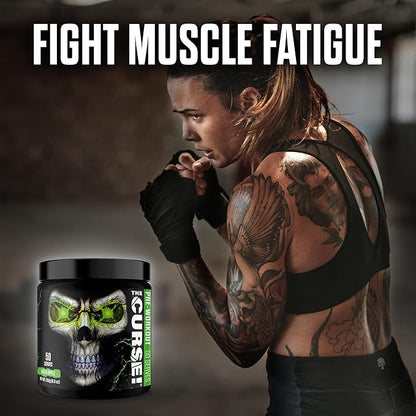 JNX SPORTS The Curse! Pre Workout Powder for Men & Women, Caffeine, Beta-Alanine, Creatine