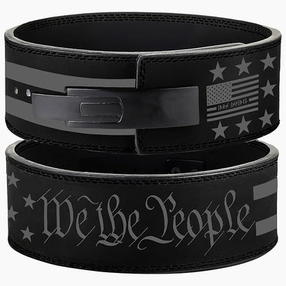 Weight Lifting Belt - Lever Gym Belt for Weightlifting, 10mm Leather Weight Belt for Men - 4 Inches