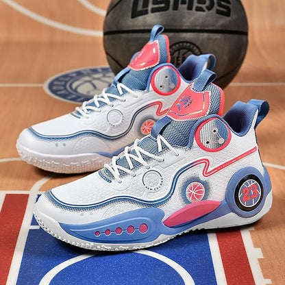 Boys Basketball Shoes Breathable Indoor Athletic Shoes Youth Outdoor Fashion Sneakers Comfortable