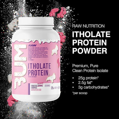 RAW Whey Isolate Protein Powder, Frosted Frenchie Cookie (CBUM Itholate) - 100% Grass-Fed Sports