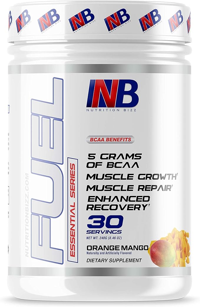 BCAA Powder, 5 Grams of BCAAs Amino Acids, Post Workout Recovery Drink for Muscle Building